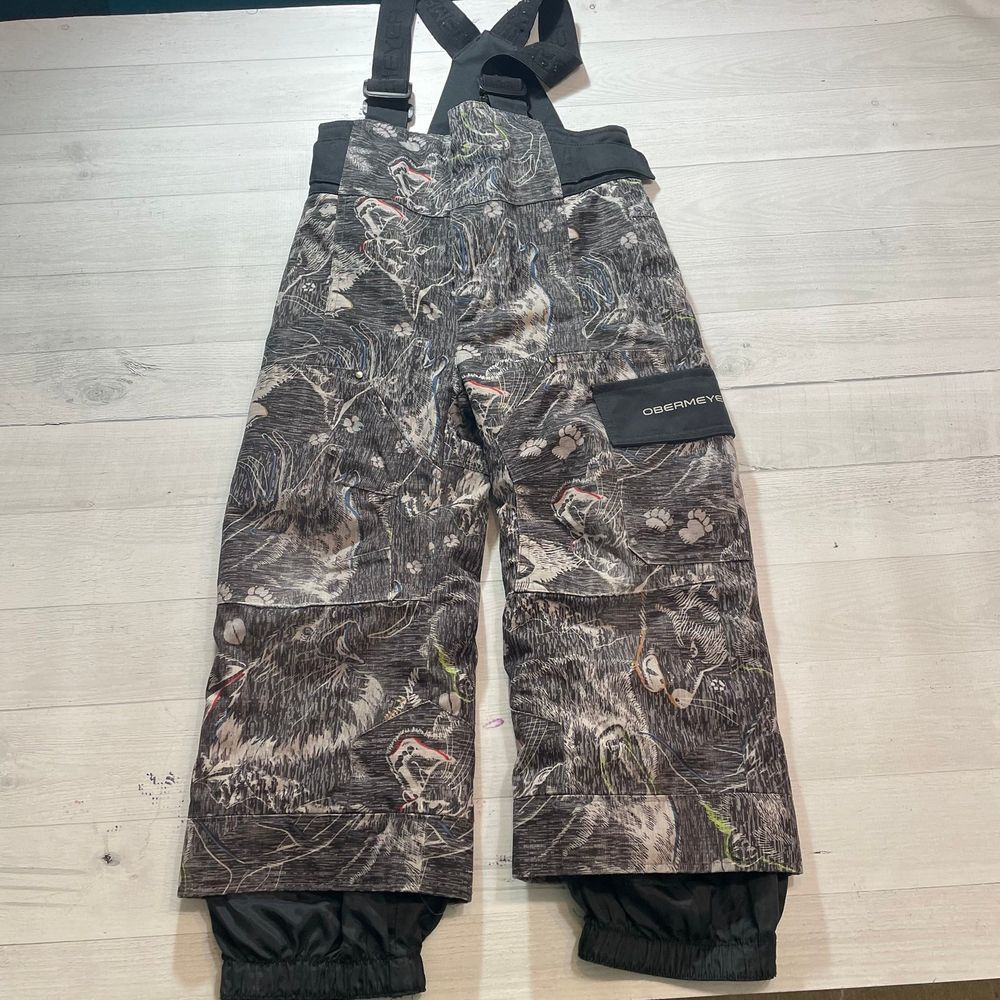 Obermeyer kids snow bib pants size 4